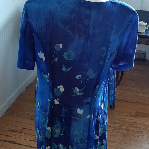 LaCera blue print dress  - Picture 3 of 6